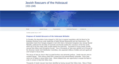 Desktop Screenshot of jewishholocaustrescuers.com